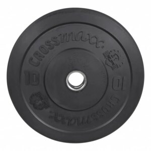 Crossmaxx Bumper Plate 10 kg Sort - Crossmaxx