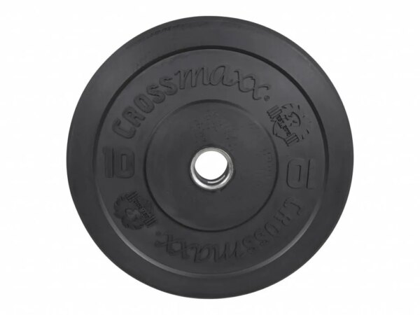 Crossmaxx Bumper Plate 10 kg Sort - Crossmaxx