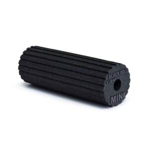Blackroll Mini Flow Foam Roller - Sort (15 x 6 cm). Specialudviklet og gennemtestet foamroller med takker - Blackroll