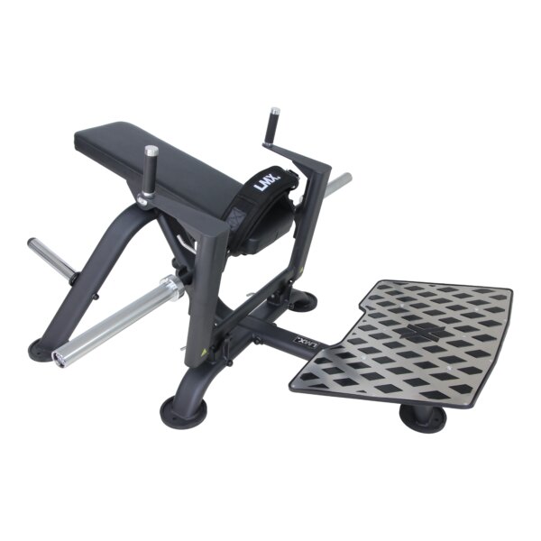 LMX. Hip Thrust Machine. Specialdesignet træningsudstyr fra Lifemaxx. Til en effektiv og sikker styrketræning af glutes. Robust. Mat sort farve. - LMX.