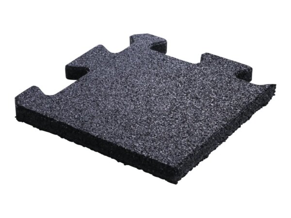 Crossmaxx Jigsaw Gummiflise Hjørne 25 x 25 x 2 cm - Crossmaxx