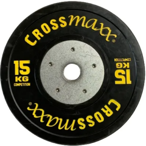 Crossmaxx Competition Bumper Plate 15 kg Black - Crossmaxx