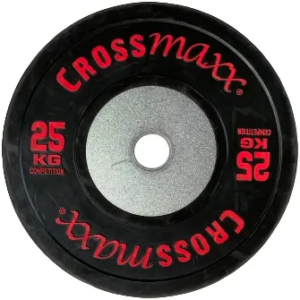 Crossmaxx Competition Bumper Plate 25 kg Black - Crossmaxx