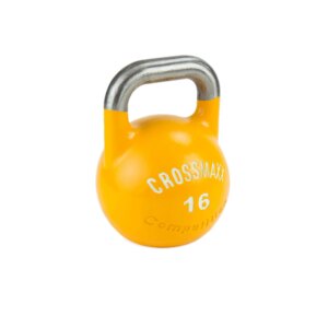 Crossmaxx Competition Kettlebell, 16 kg. Fremstillet i støbejern - yderst holdbar. Brug til funktionel træning, som crossfit udstyr og derhjemme - Crossmaxx