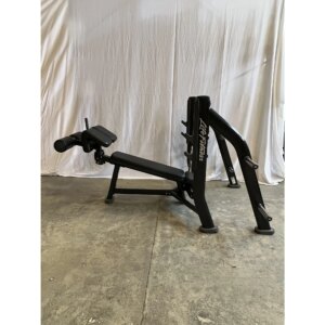 Life Fitness Signature Olympisk Decline Bænkpres m. Opbevaring - Brugt - Life Fitness