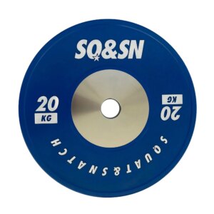 SQ&SN Competition Bumper Plate 20 kg Blue - SQ&SN