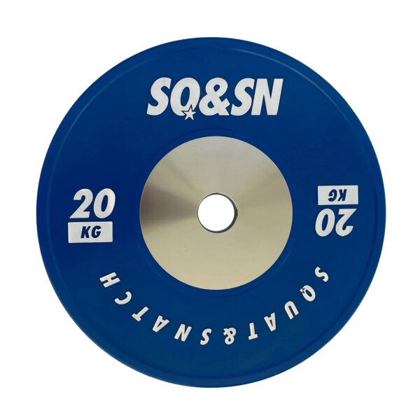 SQ&SN Competition Bumper Plate 20 kg Blue - SQ&SN