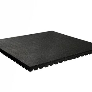 Granuflex Crossfit HD Gummiflise 1000 x 1000 x 43 mm Black - Granuflex