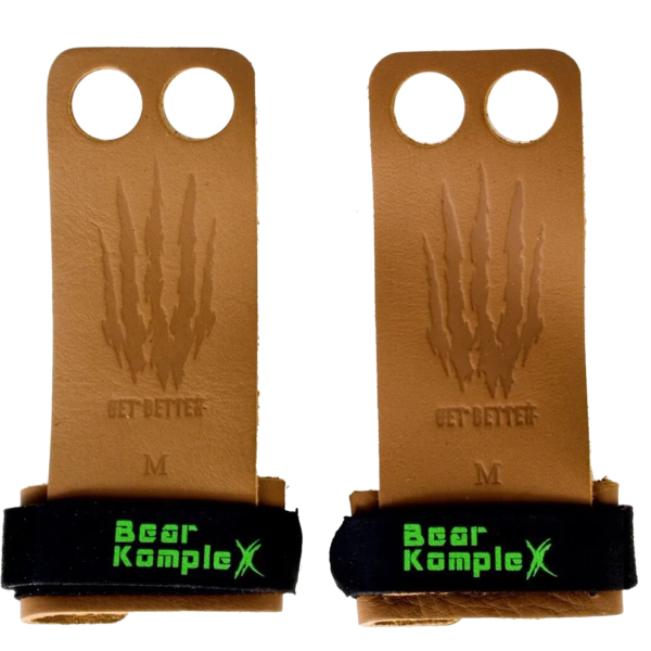 Bear KompleX Læder Grips Tan - 2 Hole str. M - Bear KompleX