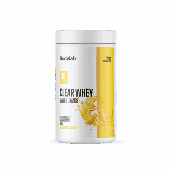 Clear Whey Jar (500 g) - Sweet Orange