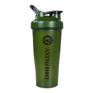 Crossmaxx Shaker Bottle. Fås i grøn og sort. Smart anti-klump funktion. Det perfekte tilbehør. Robuste og holdbare materialer. - LMX.