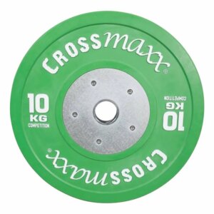 Crossmaxx Competition Bumper Plate 10 kg Green - Demo - Crossmaxx