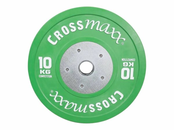 Crossmaxx Competition Bumper Plate 10 kg Green - Demo - Crossmaxx
