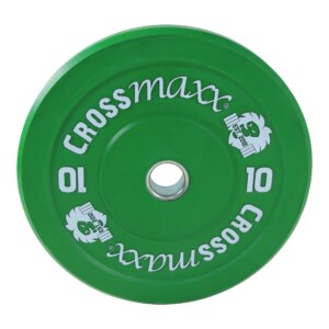 Crossmaxx Bumper Plate 10 kg Grøn - Crossmaxx