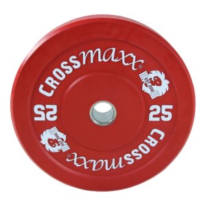 Crossmaxx Bumper Plate 25 kg Rød - Crossmaxx