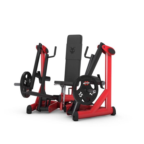 gym80 Pure Kraft Dual Seated Chest Press - gym80