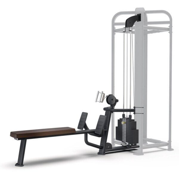 Intenza CMS Seated Row Matblack. - Intenza
