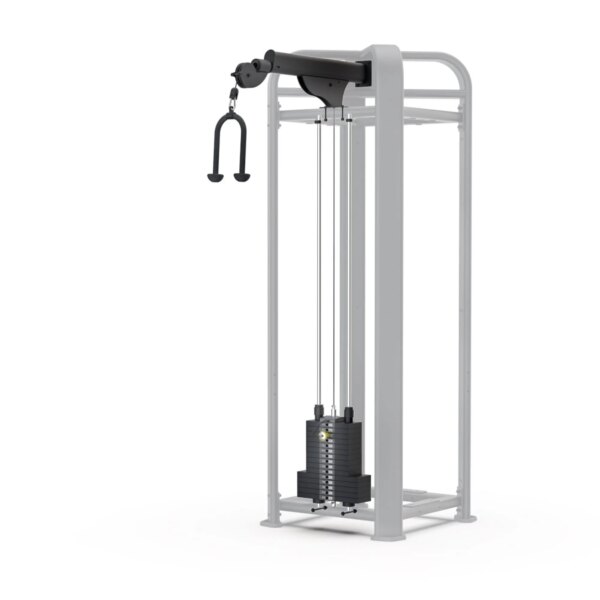 Intenza CMS Triceps Push Down Matblack. - Intenza