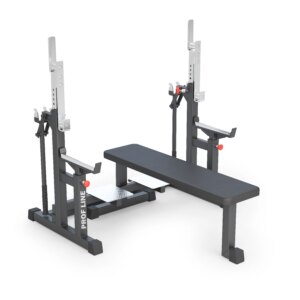 Inter Atletika justerbar bænkpres rack - powerlifting bænk - Inter Atletika