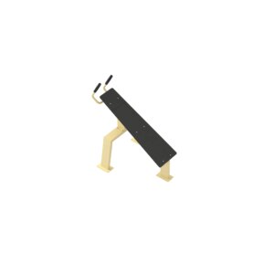 Inter Atletika Abdominal Bench Galvanized - Inter Atletika