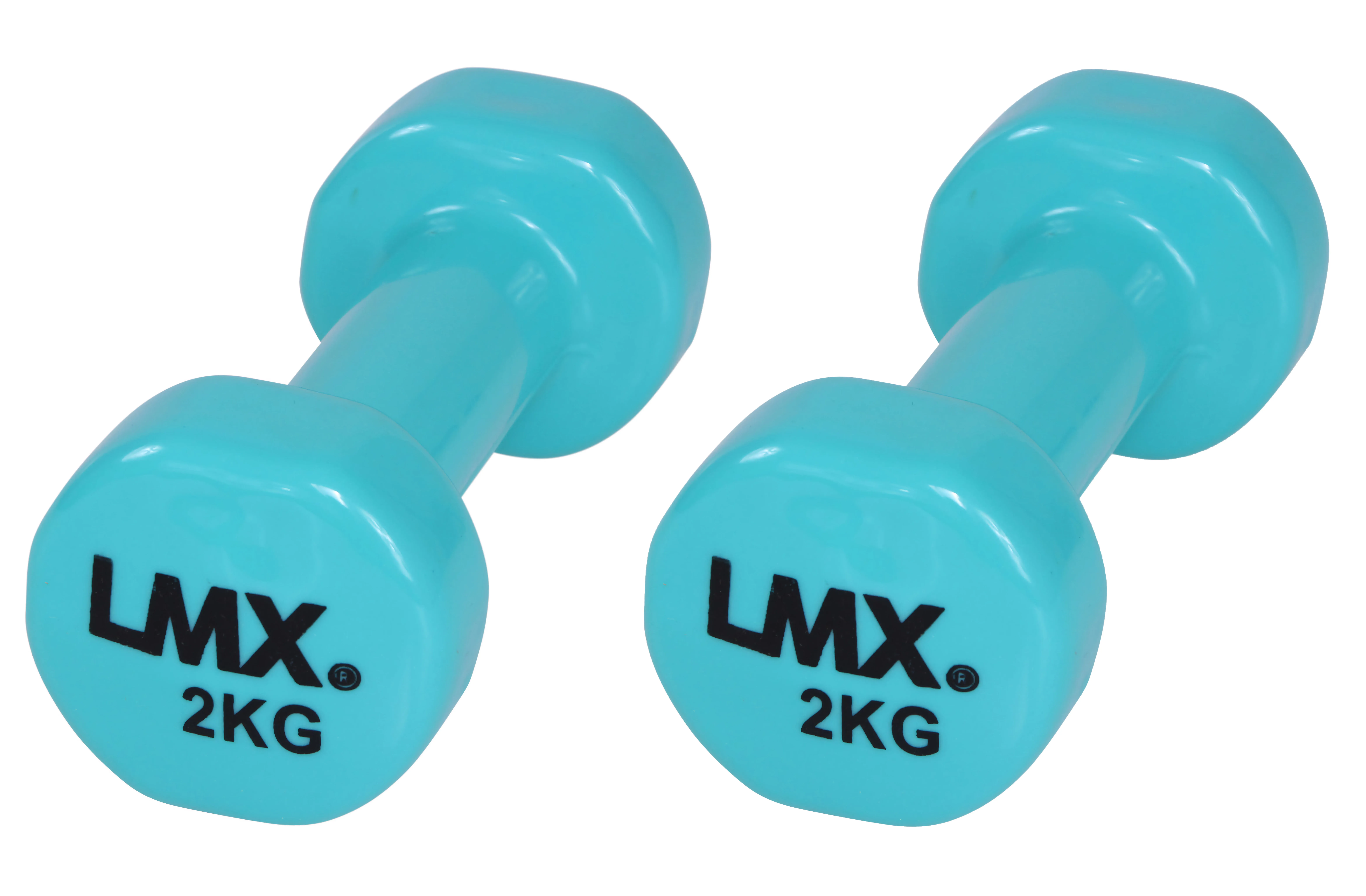 LMX. Vinyl Håndvægtsæt 2 kg Light blue - LMX.