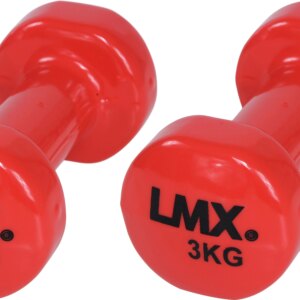 LMX. Vinyl Håndvægtsæt 3 kg Red - LMX.