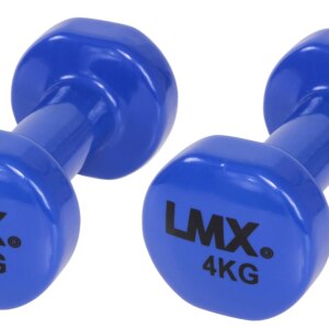 LMX. Vinyl Håndvægtsæt 4 kg Dark Blue - LMX.