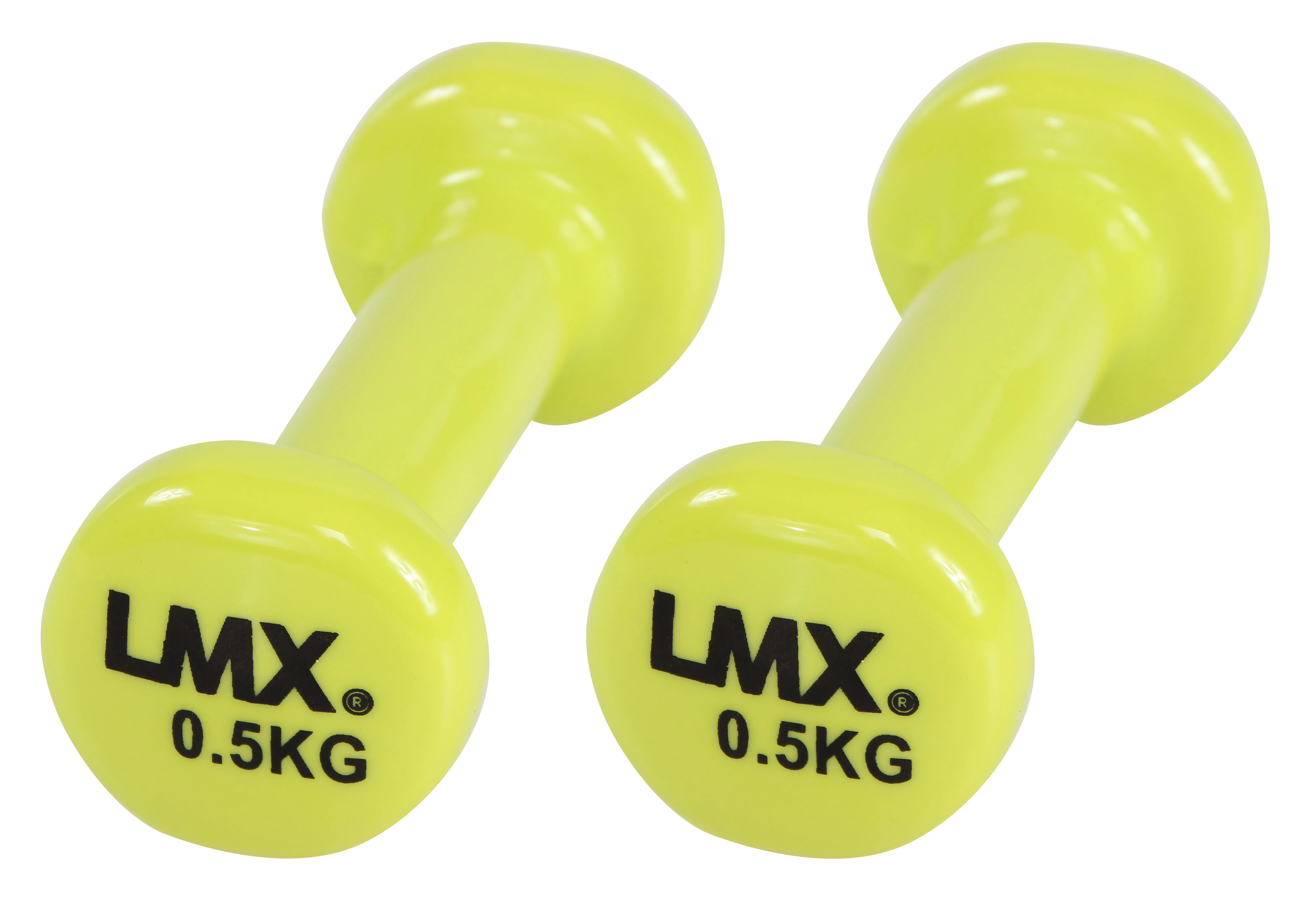 LMX. Vinyl Håndvægtsæt 0,5 kg Yellow - LMX.