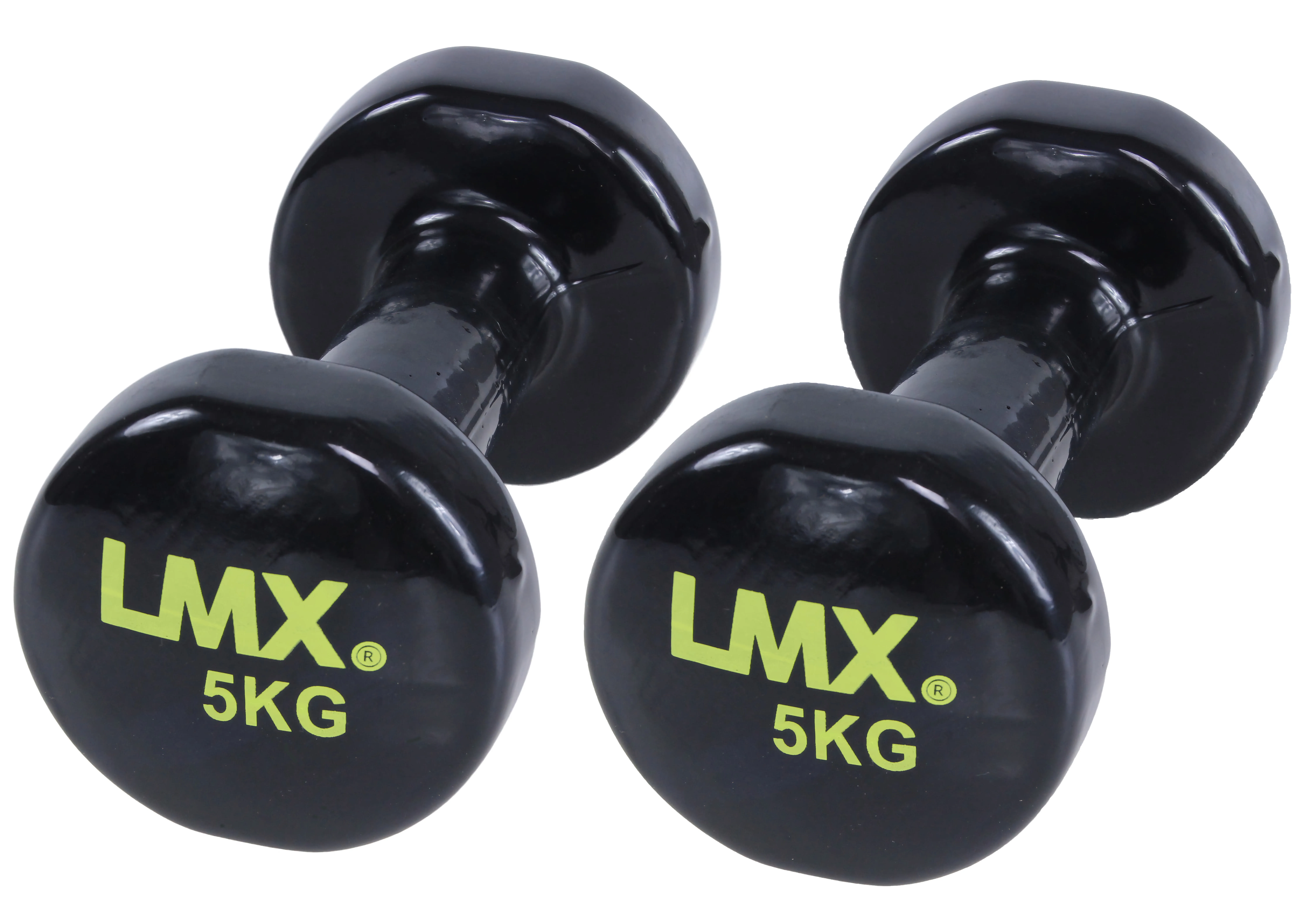 LMX. Vinyl Håndvægtsæt 5 kg Black - LMX.