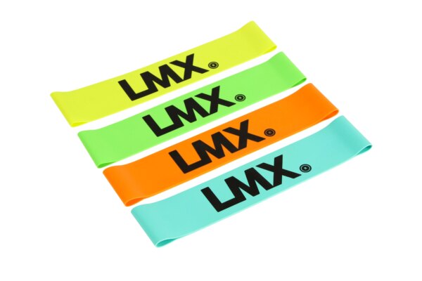 LMX. Kort Træningselastik Level 4 Blue (10 Stk) - LMX.