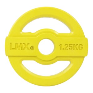 LMX. Studio Bodypump Vægtskive 1,25 kg Gul - LMX.