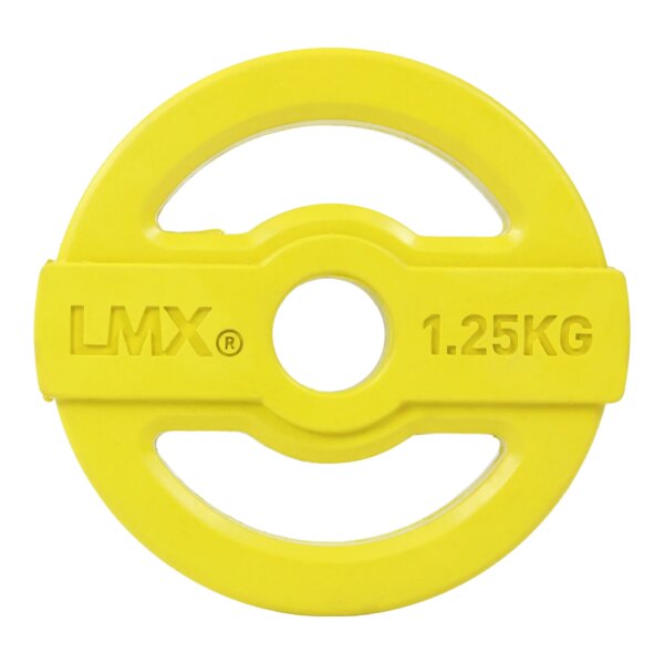 LMX. Studio Bodypump Vægtskive 1,25 kg Gul - LMX.
