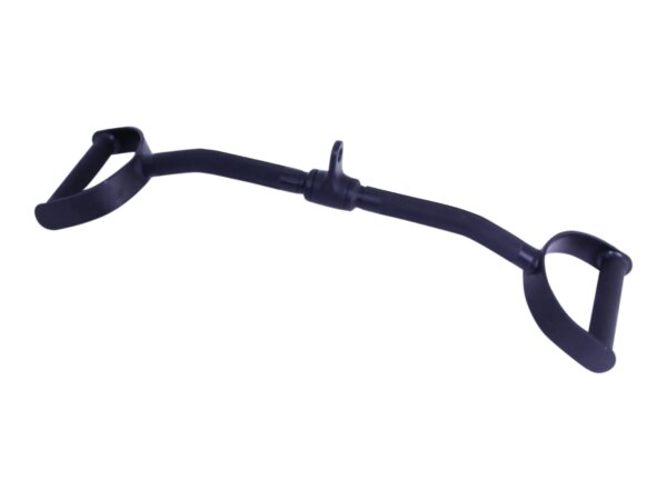 LMX Black Series Pro Lat Pulldown bar. Professionel trækstang med håndtag. Holdbar. Stilfuldt design. Farven sort. To riflet håndtag. - LMX.