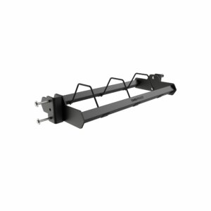 Crossmaxx XL Plate Shelf 110 cm. Opbevaring bumper plates. 3 mm tyk stål. Lodret stativ. Mat sort. - Crossmaxx