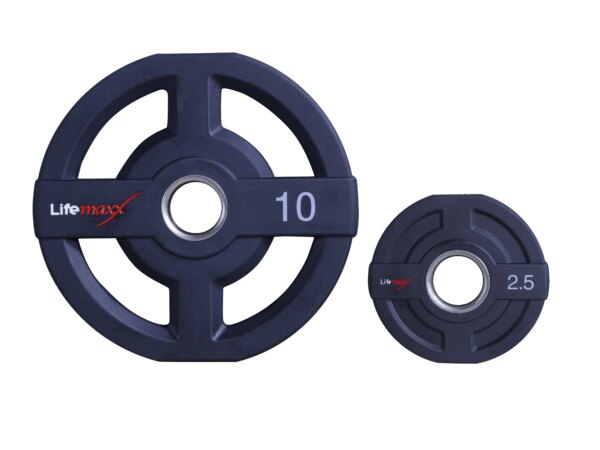 Lifemaxx PU Olympisk Vægtskive 25 kg - Lifemaxx