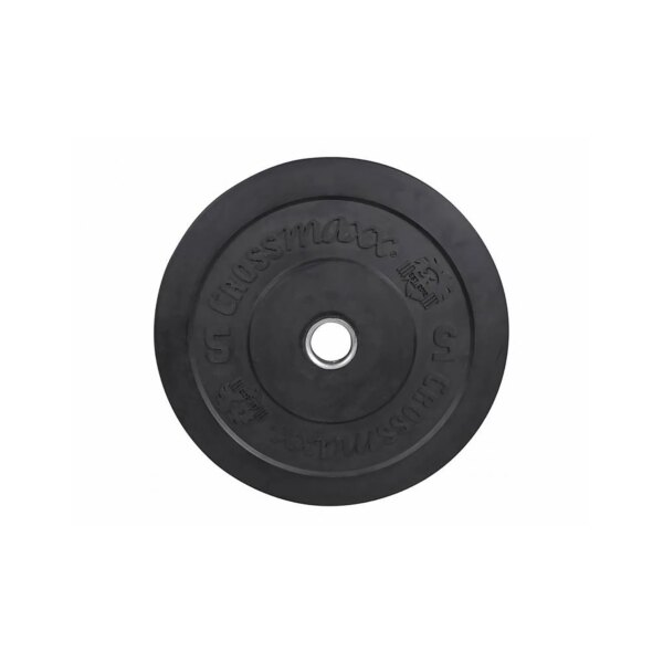 Crossmaxx Bumper Plate 5 kg Sort - Crossmaxx