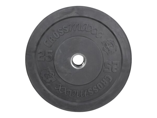 Crossmaxx Bumper Plate 25 kg Sort - Demo - Crossmaxx