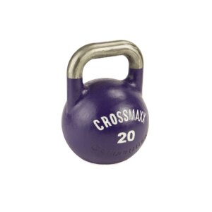 Crossmaxx Competition Kettlebell, 20 kg. Fremstillet i støbejern - yderst holdbar. Brug til funktionel træning, som crossfit udstyr og derhjemme - Crossmaxx