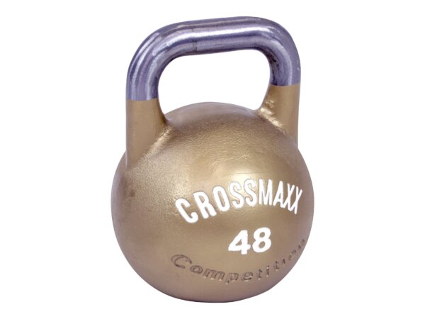 Crossmaxx Competition Kettlebell, 48 kg. Fremstillet i støbejern - yderst holdbar. Brug til funktionel træning, som crossfit udstyr og derhjemme - Crossmaxx