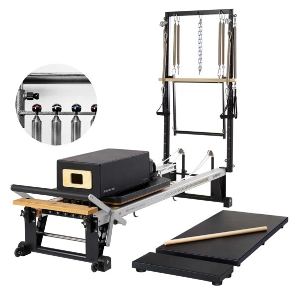 Merrithew V2 Max Plus Reformer With High Precision Gearbar Bundle - Merrithew