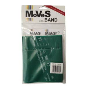 MSD-Band Flad Træningselastik Heavy 2,5 m Grøn (10 Stk) - MSD-Band