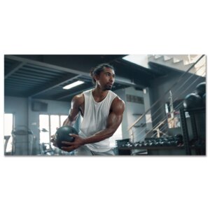 Plakat Bold 200 x 100 cm - Fitness Engros