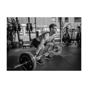 Plakat Dødløft 200 x 100 cm - Fitness Engros