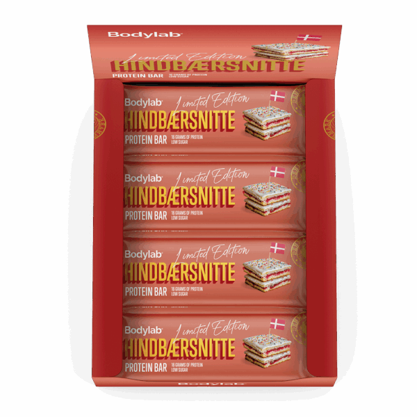 Protein Bar (12 x 55 g) - Danish Hindbærsnitte