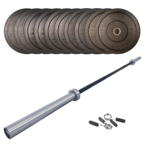 SQ&SN CF Vægtstangssæt 150 kg + 15 kg Stang v2 - SQ&SN