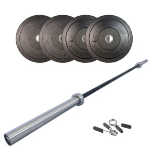 SQ&SN CF Vægtstangssæt 30 kg +20 kg Stang v2 - SQ&SN