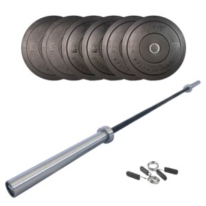 SQ&SN CF Vægtstangssæt 60 kg + 20 kg Stang v2 - SQ&SN