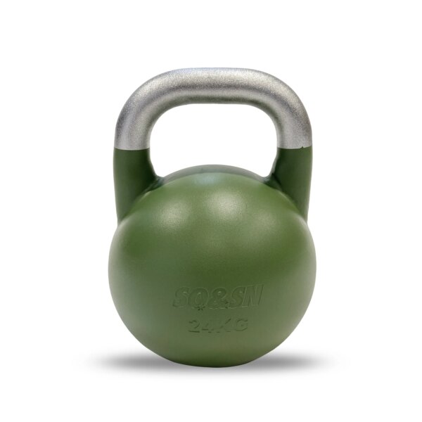 SQ&SN Competition Kettlebells V2 4-36 kg | Samme størrelse | Indstøbte kg-angivelser | Robust design til træning og konkurrence - SQ&SN
