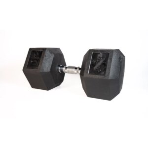 SQ&SN Hexagon Håndvægt (40 kg) med forkromet greb. Udstyr til crossfit træning, styrketræning og funktionel træning - SQ&SN