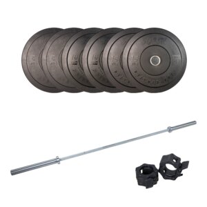 SQ&SN Styrkeløft Vægtstangssæt 60 kg + 20 kg Stang - SQ&SN